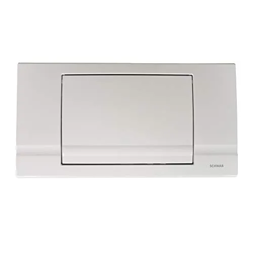 SCHWAB Betätigungsplatte RIVA Drückerplatte Start/Stopp weiß 229013 für UP182