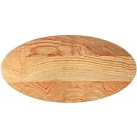 vidaXL Tischplatte Hellbraun 100x50 cm aus massivem Eichenholz