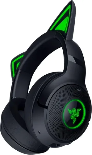 Razer Kraken X Lite 7.1 Gaming-Headset - Ultraleicht und Kabellos - Kopfhörer für Gamer mit 7.1 Surround Sound und kabelloser Bluetooth-Verbindung. Genießen Sie stundenlangen Komfort dank seines ultraleichten Designs.