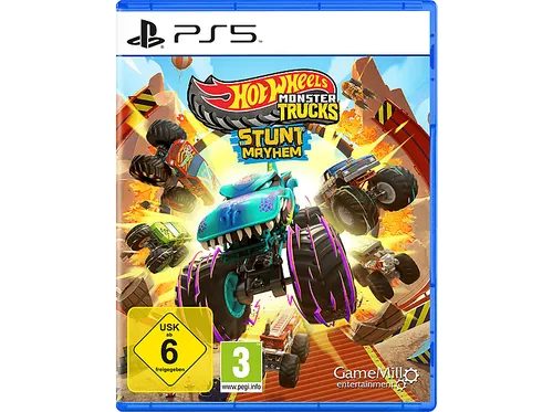 Hot Wheels Monster: Stunt Mayhem PS5-Spiel - PC- & Videospiele, erlebe rasante Stunts und aufregende Monster-Truck-Rennen auf der Playstation 5!