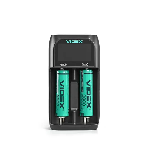 VCH-UT201 Batterieladegerät für 16340, 17670, 18350, 18500, AA, AAA, C (R14)