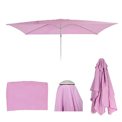 Ersatz-Bezug für Sonnenschirm N23, 2x3m flieder in lila von Mendler