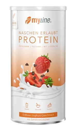 myline Protein Erdbeer-Joghurt mit Schoko-Stückchen