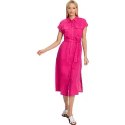 Heine Leinen-Kleid in Pink - 42 von Heine