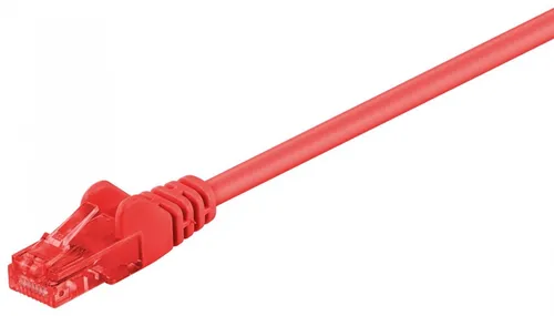 Goobay™ CAT 6 Patchkabel, U/UTP, rot, 1 m