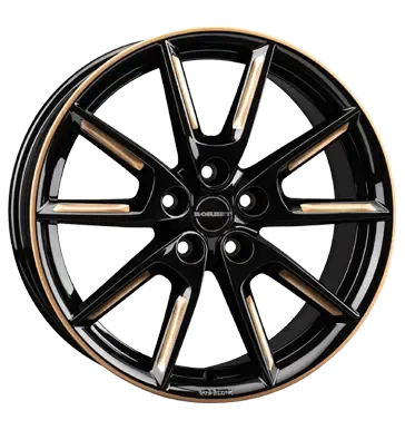 LX 8 0x18 5x114 3 ET48 MB72 5 Alufelgen in gold von BORBET