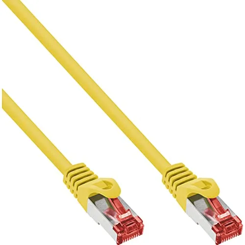InLine 76905Y Patchkabel, S/FTP (PiMf), Cat.6, 250MHz, halogenfrei, Kupfer, gelb, 5m
