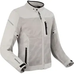 Bering Ozone Motorrad Textiljacke M, Silber - Hochwertige Motorradjacke für Männer mit abnehmbaren Protektoren für optimalen Schutz und Komfort. Ideal für sicheres Fahren bei jeder Witterung.