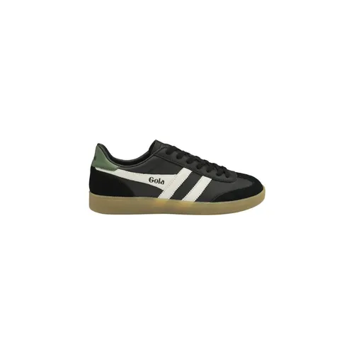 Gola Herren Viper Casual Sneaker Schwarz Weiß - 45 EU - Sneaker für Herren, aus hochwertigem Leder gefertigt, ideal für Alltag und Beruf. Bequem und stilvoll mit Gummisohle für optimalen Halt.