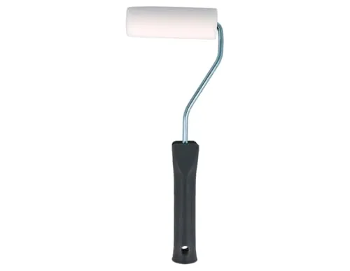 INNSPIRO Schaumstoffwalze, 10 cm, mit 27 cm langem Griff, zum Bemalen von Wänden, Leinwänden und Möbeln, Heimwerken und Bastelarbeiten