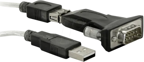 DELOCK 61425 - USB 2.0 Konverter, A Stecker auf RS-232