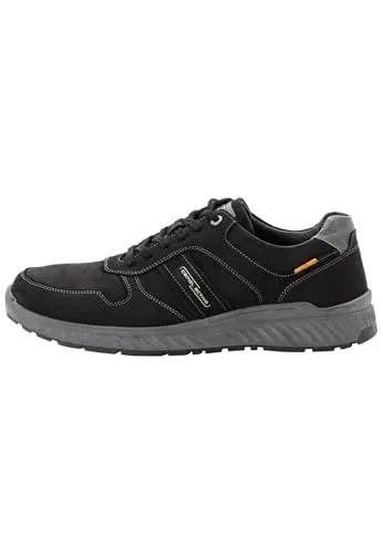 camel active Herren Sneaker Low 54WOA02 Dunkelblau 44 - Herren-Sneaker aus langlebigem Leder, atmungsaktiv und mit herausnehmbarer Innensohle für individuellen Komfort. Die markante Gummi-Außensohle sorgt für optimalen Halt.