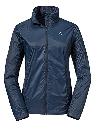 Schöffel Damen Jacket Bygstad L, winddichte Wanderjacke, Windbreaker mit kühlenden Graphene Fasern, dress blues, 34