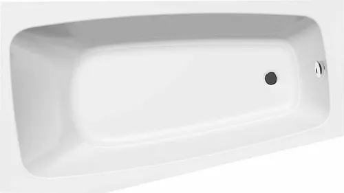 BEROUNKA Eckbadewanne 160x90x42 cm, links, weiss