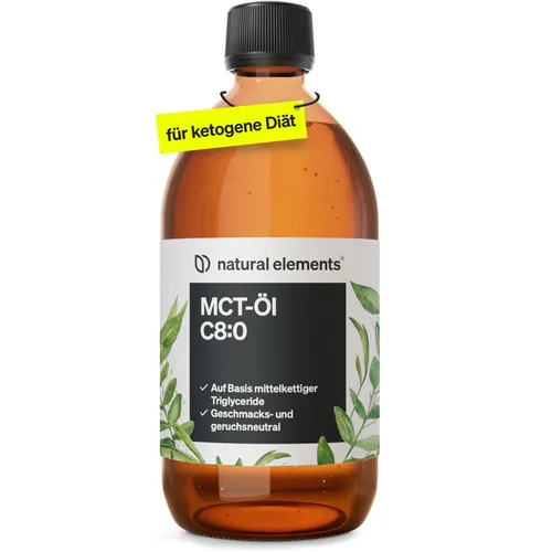 MCT-Öl C8 – 500ml für Keto-Diät