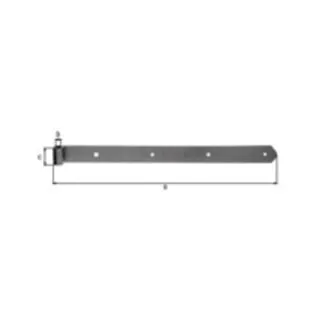 Ladenband B.40mm L.400x40mm S.4mm D.13mm VA rd GAH