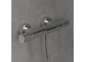 Villeroy & Boch Universal Taps Thermostat, Badarmaturen in Chrom - Duscharmaturen mit innovativer CoolTap Technologie für sicheren Verbrühschutz und leisen Wasserfluss. Ideal für entspannende Wellness-Momente im modernen Bad.