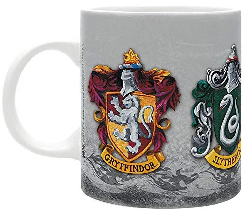 ABYSTYLE - Harry Potter - Tasse - 320 ml - Die 4 Häuser