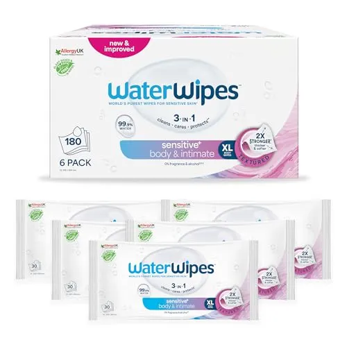 Feuchttücher für Erwachsene von WaterWipes