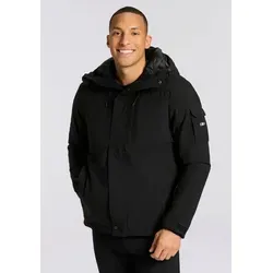 CMP MAN Jacket FIX Hood nero (U901) 48 - Skijacke für Herren - Freeski Jacken für Herren, hochfunktionale Skijacke mit Clima Protect-Membran, wasserdicht (10.000 mm) und atmungsaktiv (10.000 MVP), ideal für Ski und Snowboard.