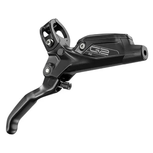 Sram G2 RE Hydraulische Scheibenbremse vorne, 950mm - Fahrrad-Bremsen mit 4 Kolben Bremssattel für E-Räder, Aluminiumgehäuse und Hebelweiteneinstellung für optimale Bremskontrolle.