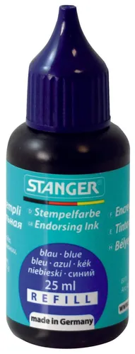 STANGER Stempelfarbe blau, 25,0 ml 1800502