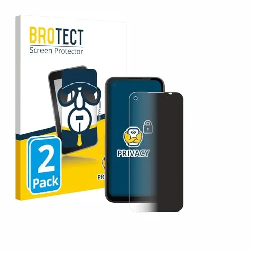 BROTECT 2 Stück Anti-Spy Blickschutzfolie für Gigaset GX6 Pro Privacy Screen Protector [Displayschutz-Folie, Sichtschutz, Blaulichtfilter]