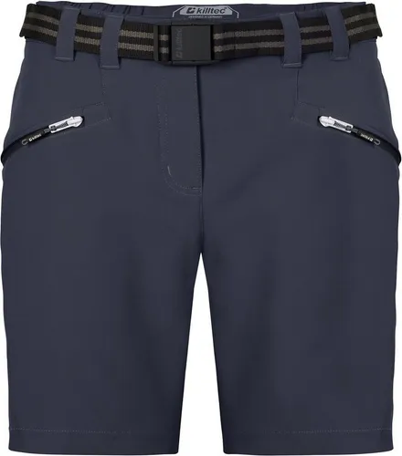 Killtec Bermudas KOS 19 WMN BRMDS - Wasserabweisend und schnelltrocknend - Shorts aus Stretch-Material, ideal für aktive Frauen, mit inkludiertem Gürtel und optimalem Tragekomfort.