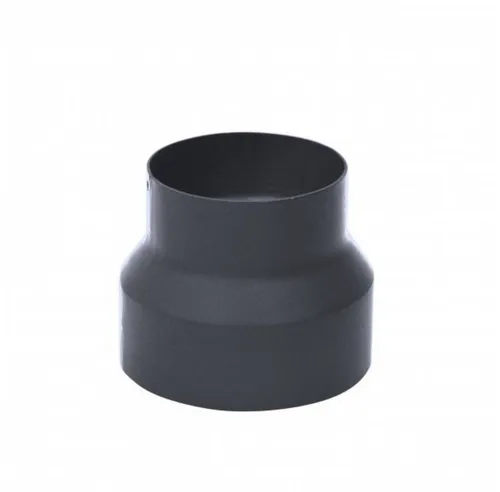 Kamino Flam Ofenrohr Reduzierung Ø150/120mm, Senotherm® beschichtet - Robuste Ofenrohr-Reduzierung aus Stahl, hitzebeständig bis 600 °C. Ideal für Hochtemperaturbeheizung und passgenaues Stecksystem für einfache Montage.