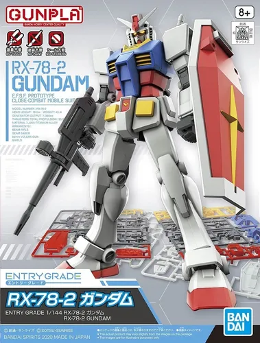 Eg Gundam Rx-78-2 1/144 Entry Grade Bandai Hobby