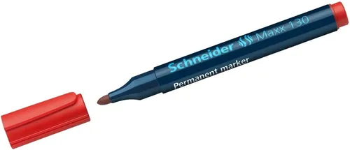 SCHNEIDER Permanentmarker Permanentmarker 130 mit Rundspitze 1-3mm rot