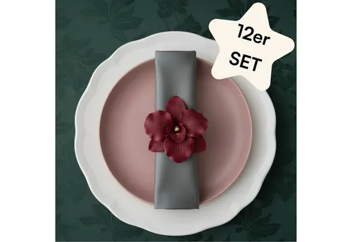 Seralino Stoffserviette 100% Bio-Baumwolle, (Set, 12 St., Wiederverwendbar), 40x40 cm & 45x45 cm