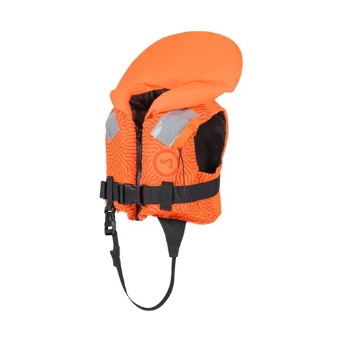 MESLE Rettungsweste Baby & Kinder 100N ohnmachtsicher | Schwimmweste 5–30 kg nach DIN EN ISO 12402-4 | Sicherheitsweste mit Reflektoren, Signalpfeife, Haltegriff & komfortabler Passform