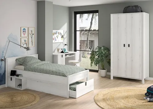 Schlafzimmer-Set GAMI, braun (Eiche Artisan)