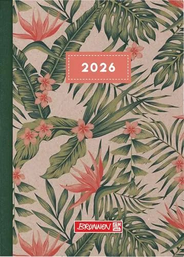 BRUNNEN Taschenkalender Mod. 731 '26 „Tropical“ | A6, Papier