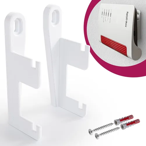 Wandhalterung passend für FritzBox 7590 7530 7510 Router Halter Halterung