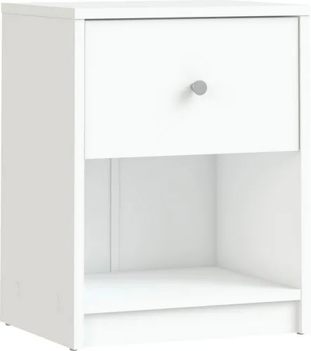 Home affaire Nachtkommode May - Moderner Nachttisch mit Stauraum - Elegante Nachtkommode mit 1 Schublade und offenem Fach. Ideal für Bücher und Lampen. Aus FSC®-zertifiziertem Holzwerkstoff, pflegeleicht und in verschiedenen Farben erhältlich.