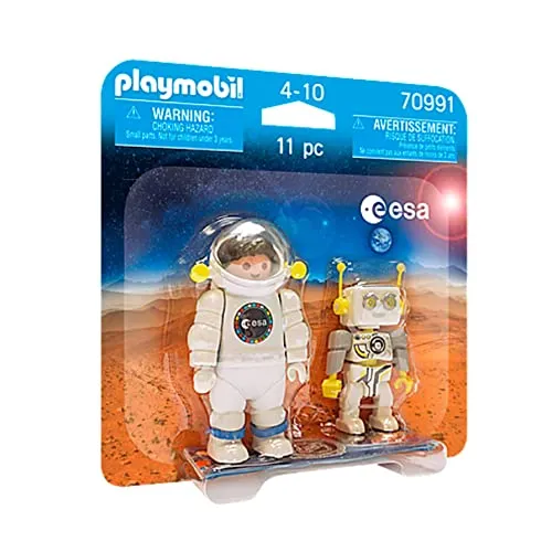 PLAYMOBIL Space 70991 DuoPack ESA Astronaut und ROBert