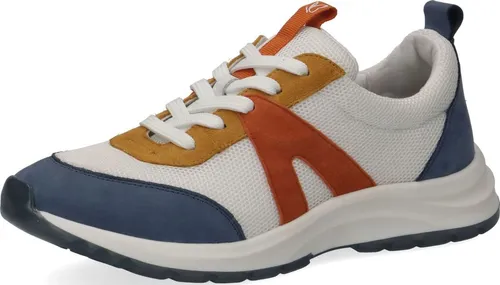 Caprice Damen Sneaker 9-9-23712-20 in ORANGE/Blue, 39 EU - Damen-Sneaker mit G-Weite und Wechselfußbett, ideal für maximalen Komfort und optimale Passform.