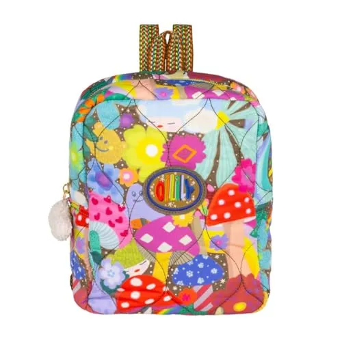 Oilily Bobby Backpack Plantation – Stylischer Tagesrucksack - Tagesrucksäcke mit einzigartigem floralen Design, das Funktionalität und Stil vereint. Ideal für unterwegs und ein modisches Statement.