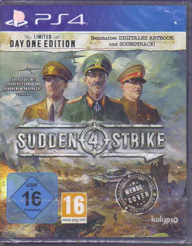 Sudden Strike 4 für PlayStation 4 - Taktikspiel mit historischen Schlachten - Strategiespiel für PlayStation 4, bietet packende historische Schlachten und tiefgehende Taktiken für echte Strategen.
