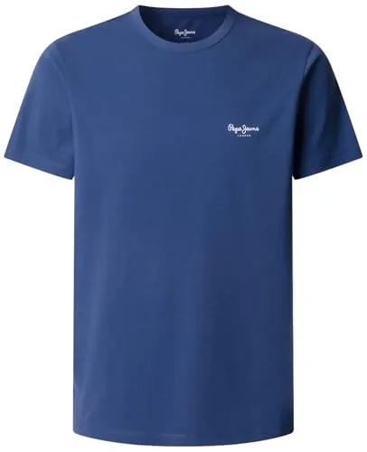 Pepe Jeans T-Shirt ORIGINAL BASIC 3N Rundhals blau L von Pepe Jeans