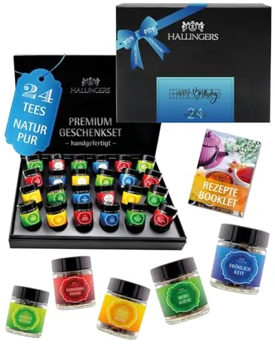 Hallingers Genuss Manufaktur Tee Geschenkset Geburtstag von Hallingers Genuss Manufaktur