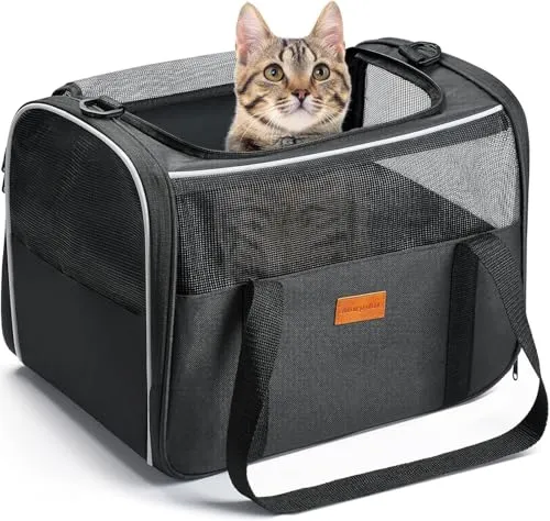 Morpilot Katzentransportbox für Katzen und Welpen bis 5kg