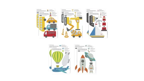 Familienmomente Prickel-Vorlagen „Fahrzeuge