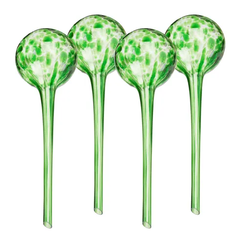 Bewässerungskugeln Glas Gießkugel Gießhelfer Bewässerung Zimmerpflanzen 4er Set