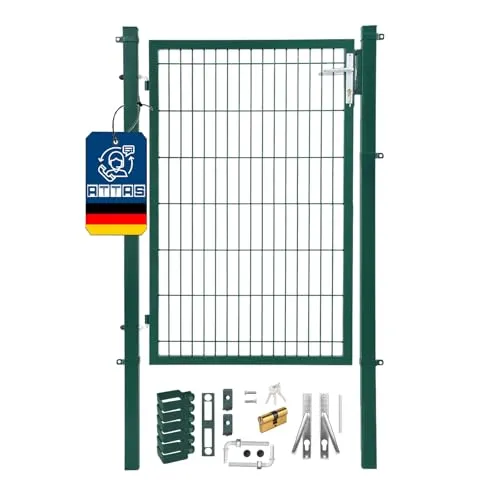 ATTAS Gartentor 150x100 cm | Grün
