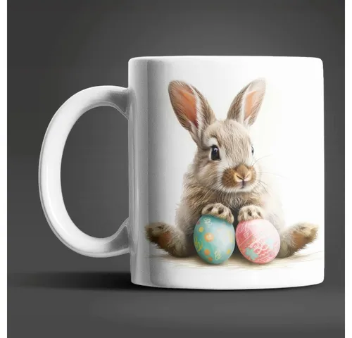 WS-Trend Tasse Osterhase Ostereier Ostern Bunny Kaffeetasse Teetasse Geschenkidee, Keramik