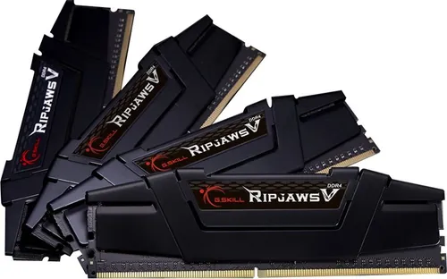 Ripjaws V DIMM 64 GB DDR4-3200 Quad-Kit - Arbeitsspeicher mit 64 GB Kapazität (4x 16 GB), optimiert für Gaming und kreative Anwendungen, unterstützt INTEL XMP für einfache Übertaktung.