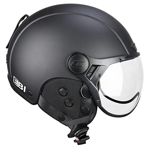 Cgm EBI Unisex-Skischutzhelm, schwarz M - Skihelme & Snowboardhelme mit doppelter Zertifizierung für Fahrrad und Ski, herausnehmbaren und waschbaren Polstern sowie innovativem Air Stream System für optimalen Komfort.
